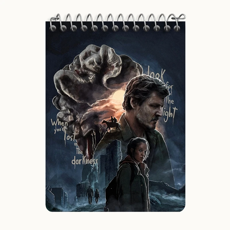 دفتر یادداشت 50 برگ خندالو طرح (The Last Of Us) آخرین بازمانده از ما کد N9311