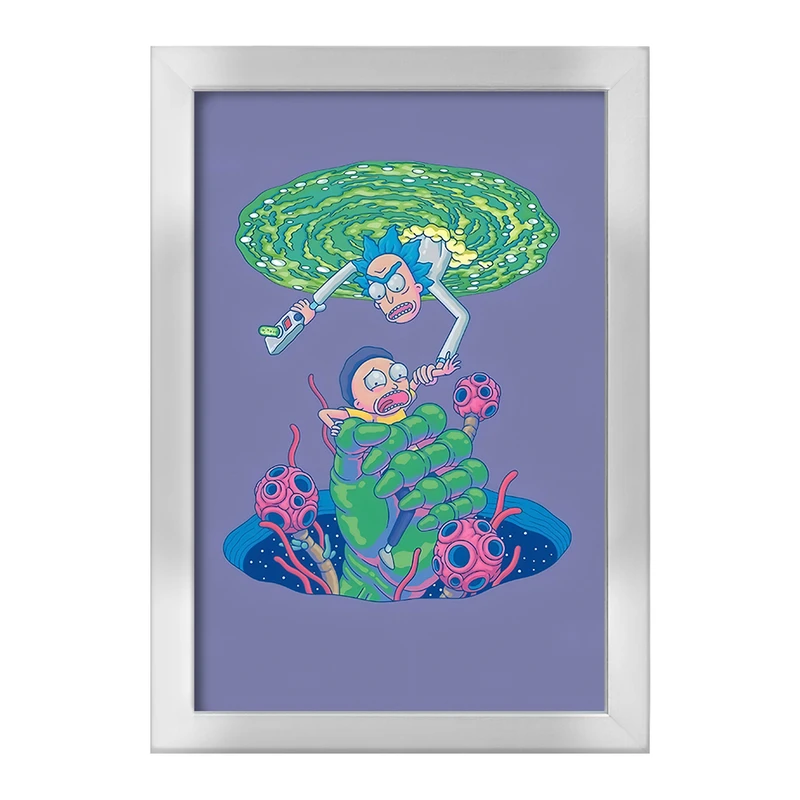 تابلو خندالو طرح ریک و مورتی (Rick and Morty) کد F4017