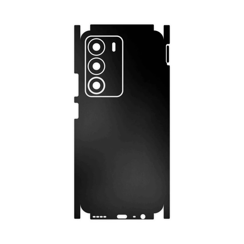 برچسب پوششی ماهوت مدل Matte-Black-FullSkin مناسب برای گوشی موبایل ریلمی C71
