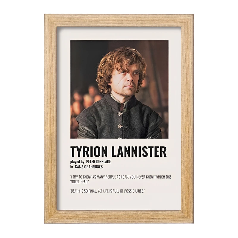تابلو خندالو طرح تیریون لنیستر (Tyrion Lannister) کد F13379