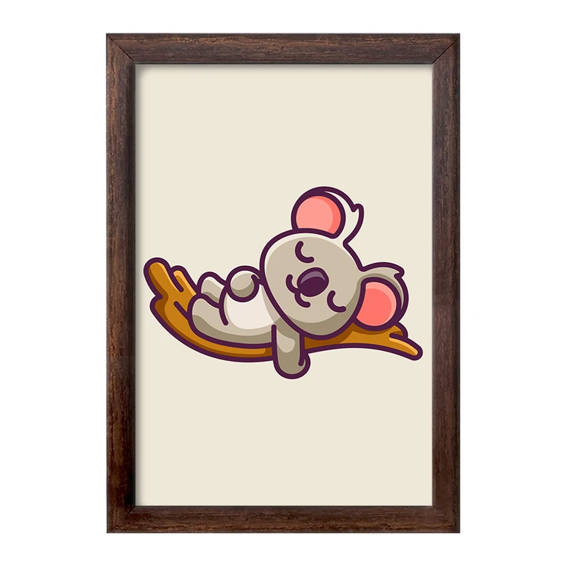 تابلو خندالو طرح حیوانات بامزه کوالا کد 28186