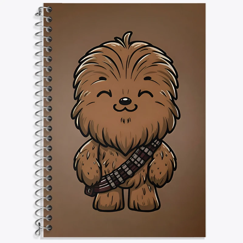 دفتر زبان دوخط 50 برگ خندالو طرح چوباکا کد F9435