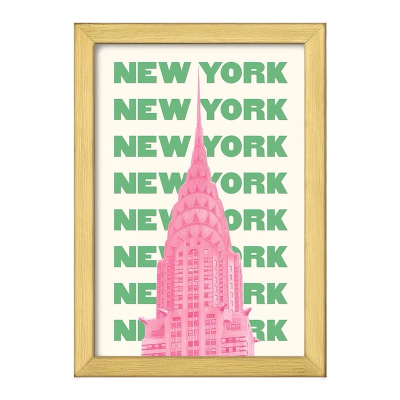 تابلو خندالو طرح نیویورک (New York) کد F5954