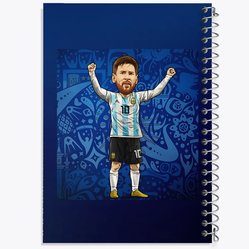 دفتر لیست خرید 50 برگ خندالو طرح لیونل مسی کد N8255