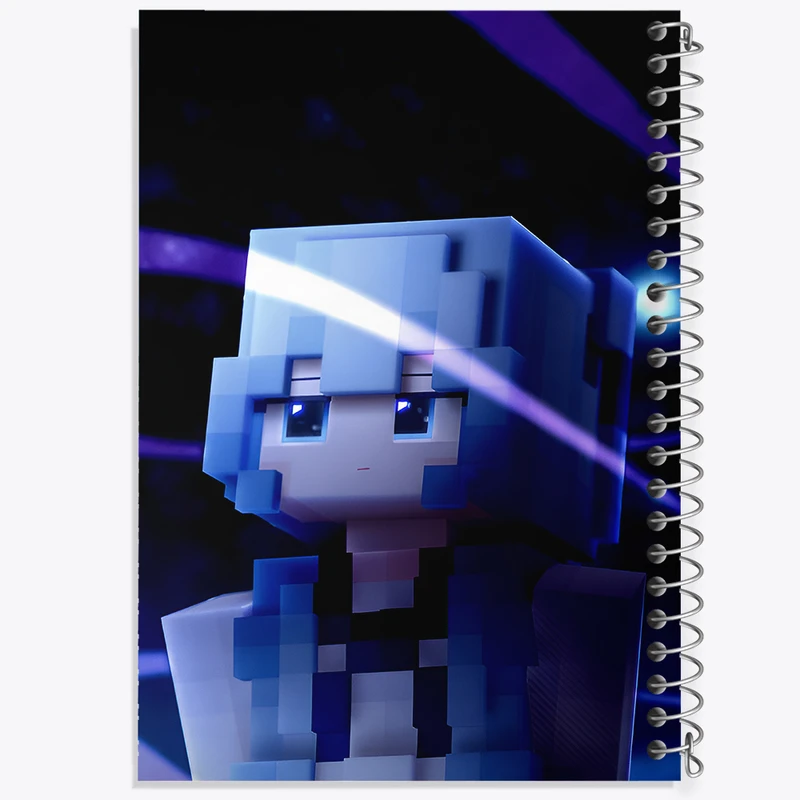 دفتر مشق 50 برگ خندالو طرح بازی ماینکرافت (Minecraft) کد N8739