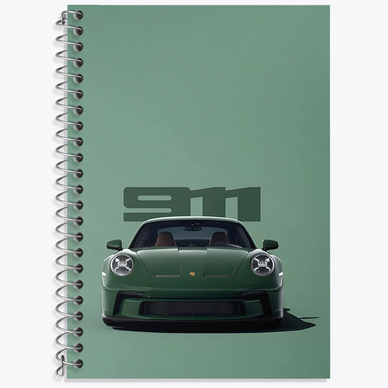 دفتر زبان دوخط 50 برگ خندالو طرح ماشین اسپرت کد F3664