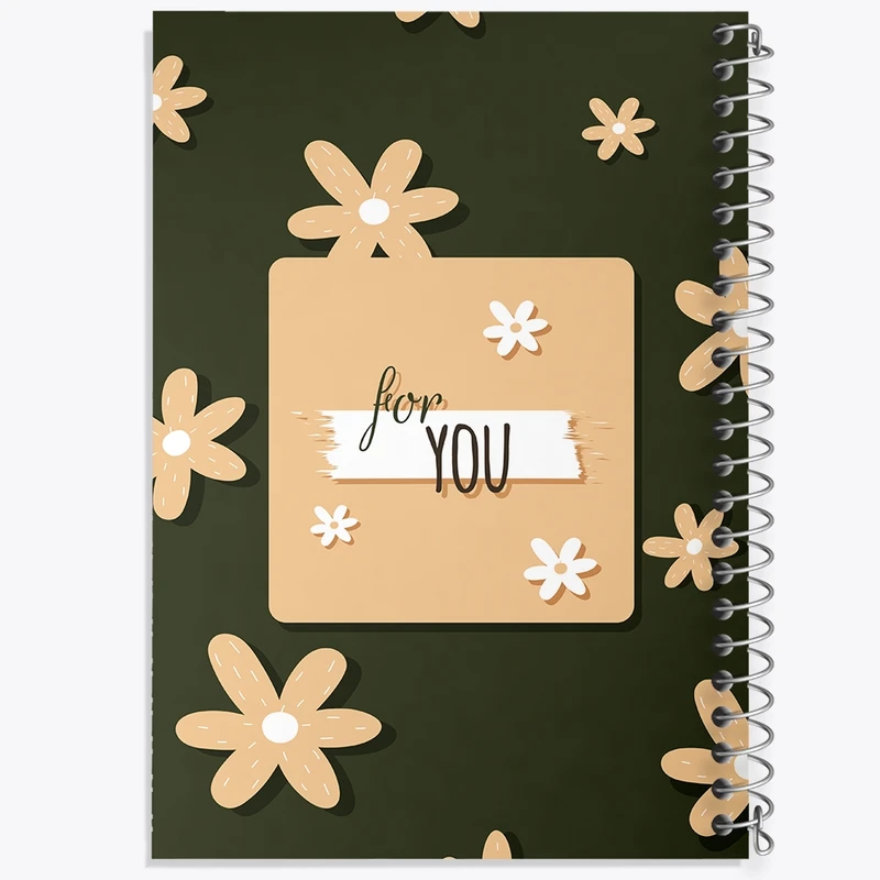 دفتر طراحی 50 برگ خندالو طرح For You کد N340