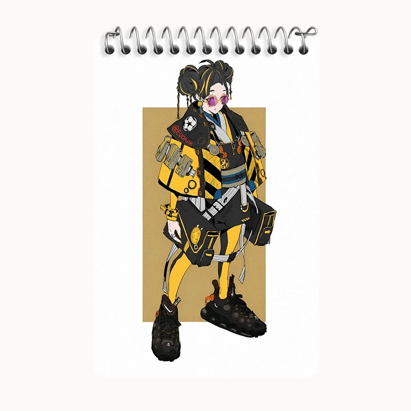 دفتر یادداشت 50 برگ خندالو طرح دخترانه کد F4167