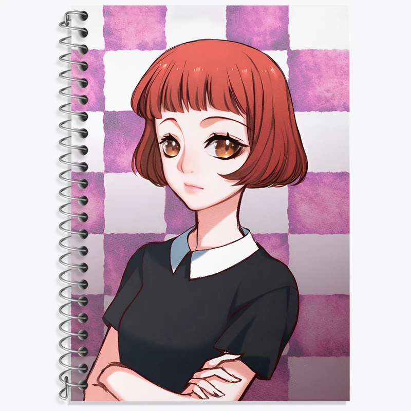 دفتر زبان 50 برگ خندالو مدل سه خط طرح گامبی وزیر کد N8707