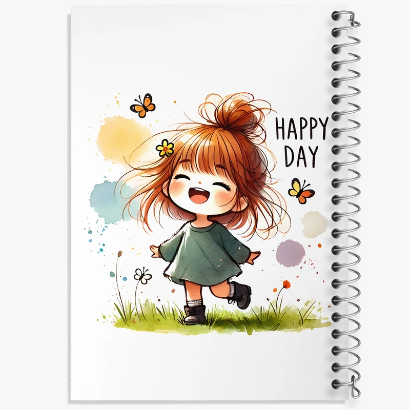 دفتر مشق 100 برگ خندالو طرح دخترانه کد N7070