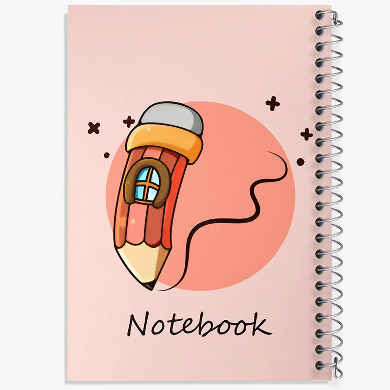 دفتر مشق 50 برگ خندالو طرح مداد کد N6657