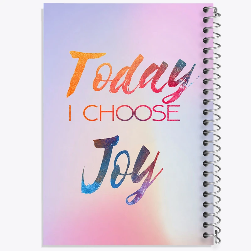 دفتر مشق 100 برگ خندالو طرح Today I Choose Joy کد F11435
