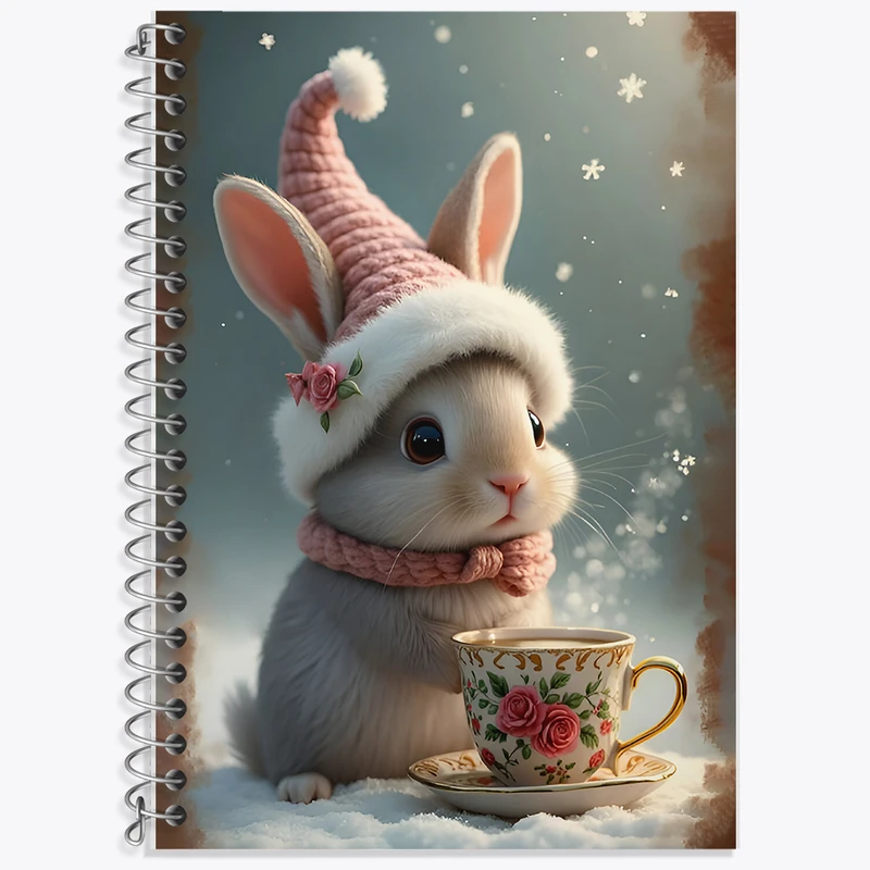 دفتر نت موسیقی 50 برگ خندالو طرح خرگوش بامزه کد F9488