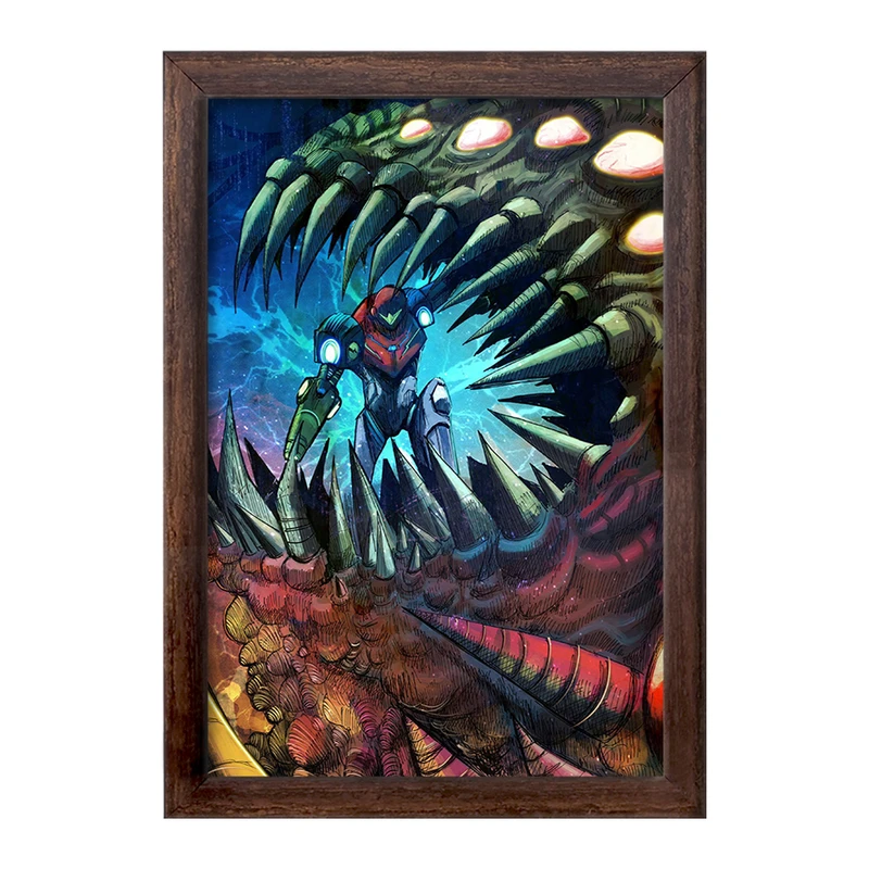 تابلو خندالو طرح بازی متروید (Metroid) کد 35652