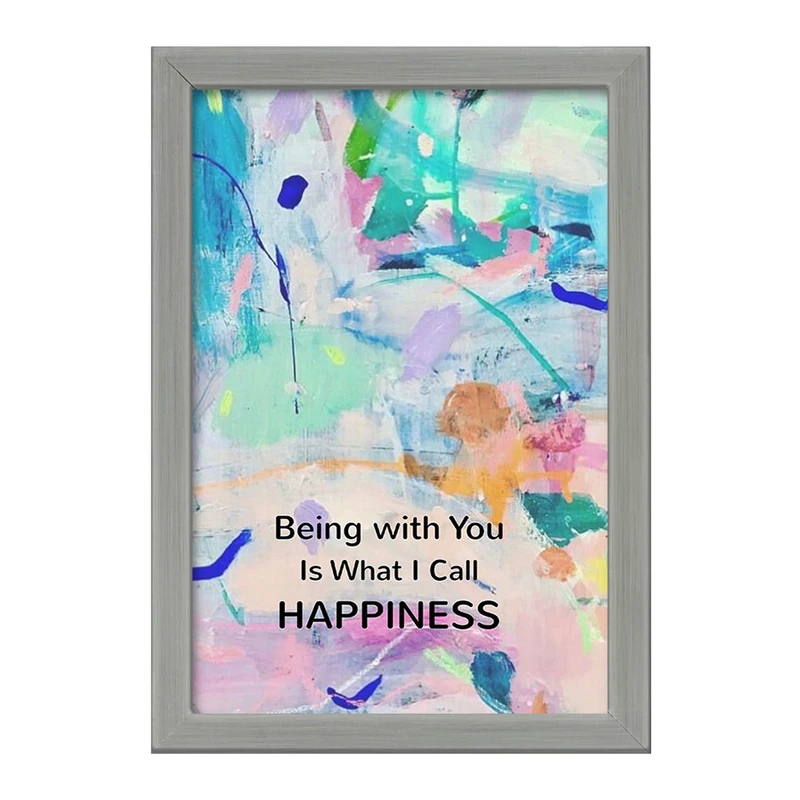 تابلو خندالو طرح Being With You Is What I Call Happiness کد F11541