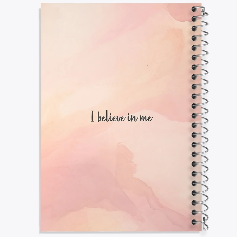 دفتر طراحی 50 برگ خندالو طرح I Believe In Me کد N2325