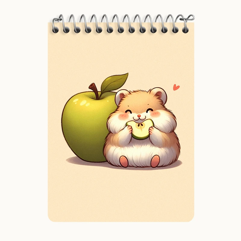 دفتر یادداشت 50 برگ خندالو طرح همستر کیوت کد N5980