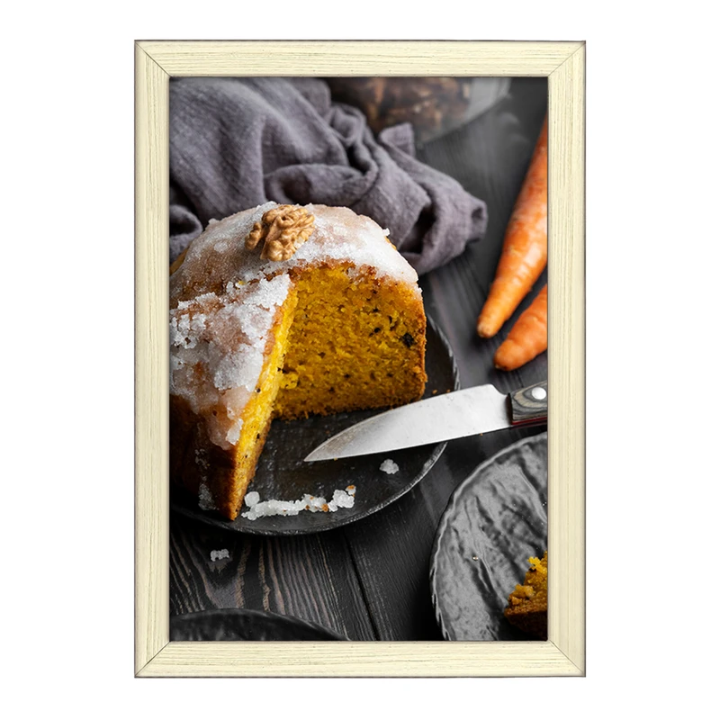 تابلو خندالو طرح کیک هویج کد F1841