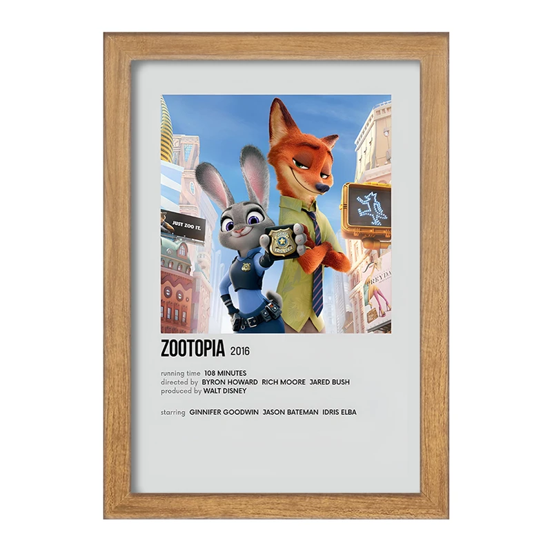تابلو خندالو طرح زوتوپیا (Zootopia) کد F13268
