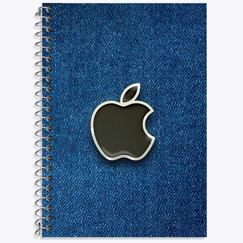 دفتر نت موسیقی 50 برگ خندالو طرح اپل (Apple) کد N7753