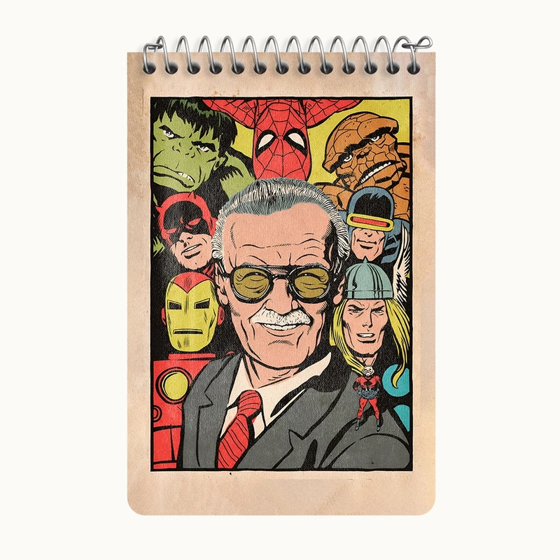 دفتر یادداشت 50 برگ خندالو طرح مارول (Marvel) کد F10757