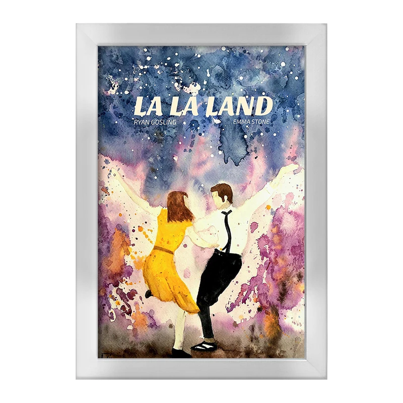 تابلو خندالو طرح لالا لند (La La Land) کد F11357