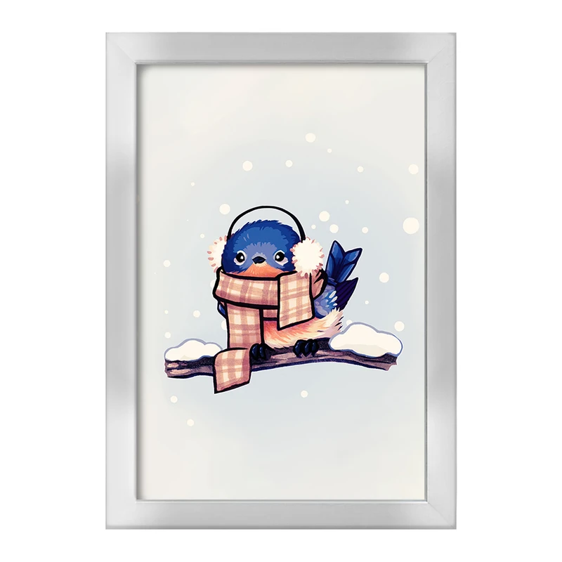 تابلو خندالو طرح گنجشک حیوانات بامزه  کد 21060