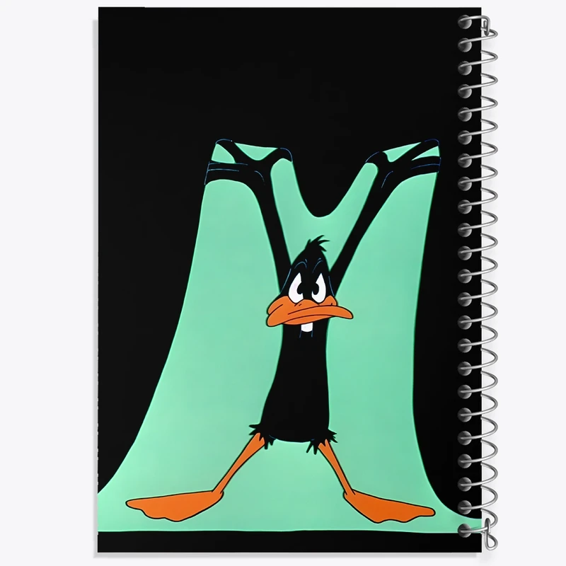 دفتر شطرنجی 50 برگ خندالو طرح دافی داک کد F3289