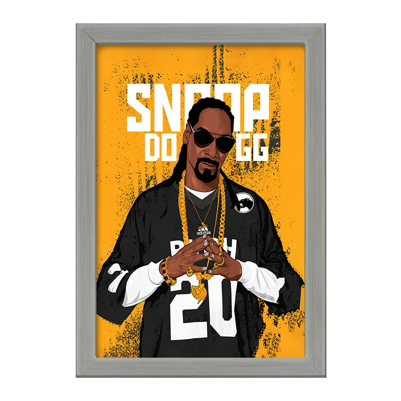 تابلو خندالو طرح اسنوپ داگ (Snoap Dog) کد F4635