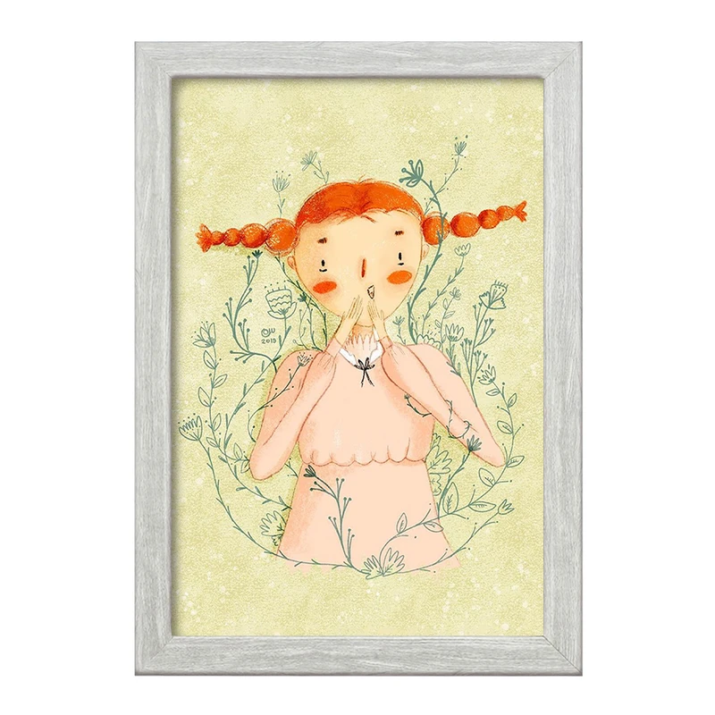 تابلو خندالو طرح جودی آبوت Judy Abbott کد 31140