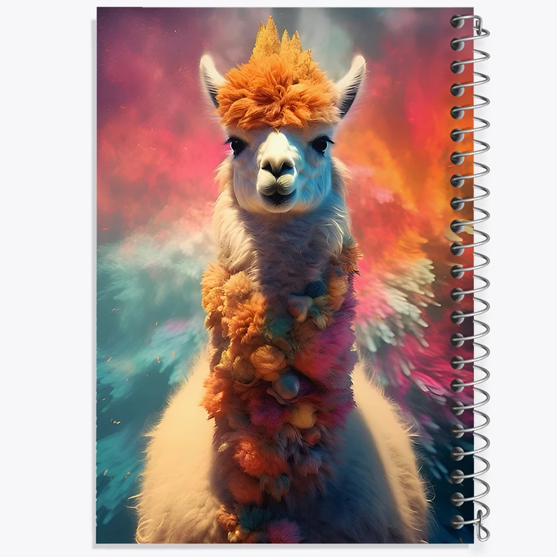 دفتر نقاشی 50 برگ خندالو طرح لاما کد F9952