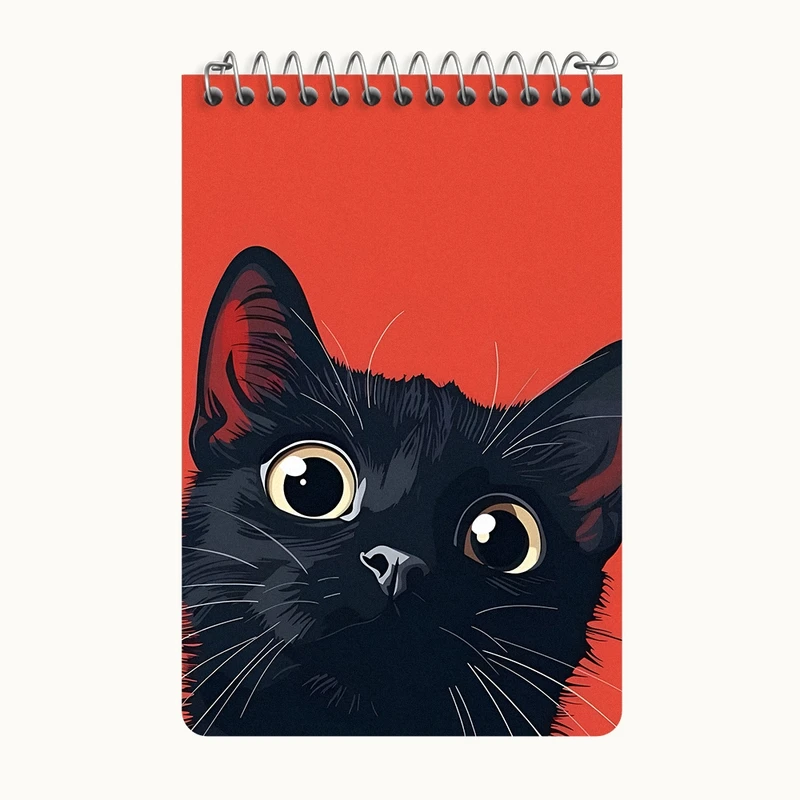 دفتر یادداشت 50 برگ خندالو طرح گربه کد F10327