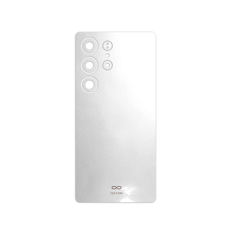 برچسب پوششی ماهوت مدل Metallic-White مناسب برای گوشی موبایل سامسونگ Galaxy S25 Ultra