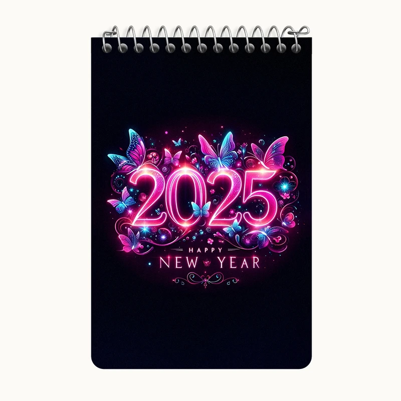 دفتر یادداشت 50 برگ خندالو طرح سال 2025 کد F11828