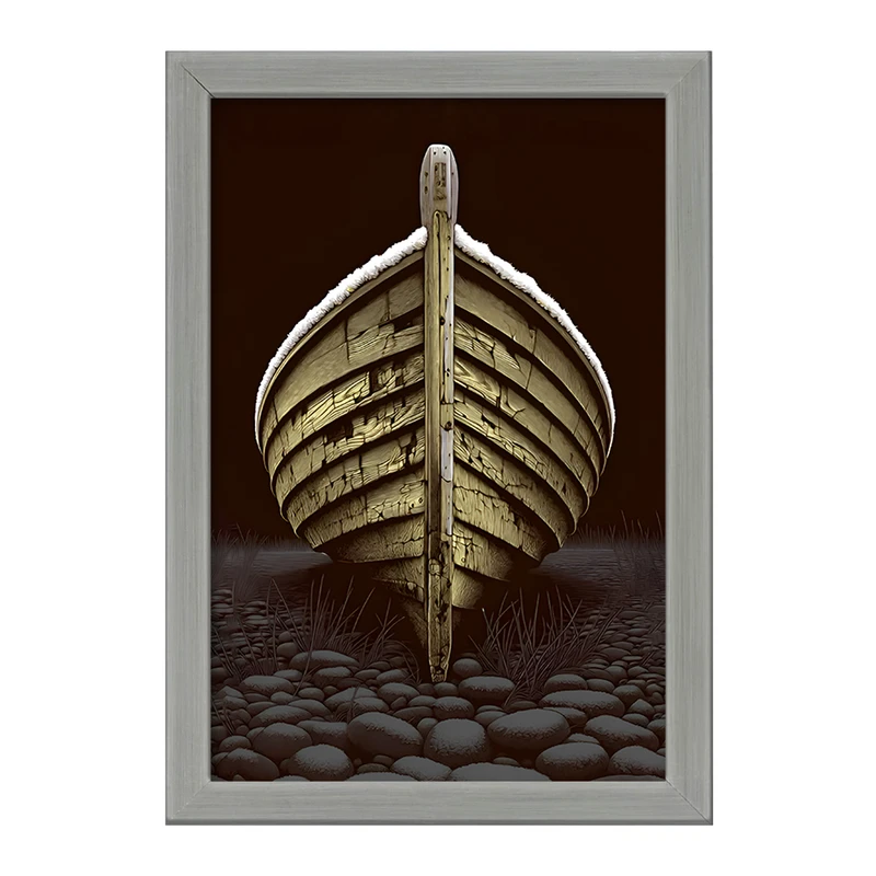 تابلو خندالو طرح قایق کد F11442