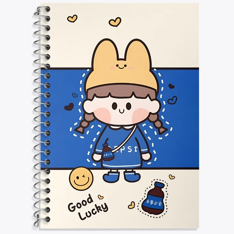 دفتر زبان 50 برگ خندالو مدل سه خط طرح رورو جامپ کد N7239