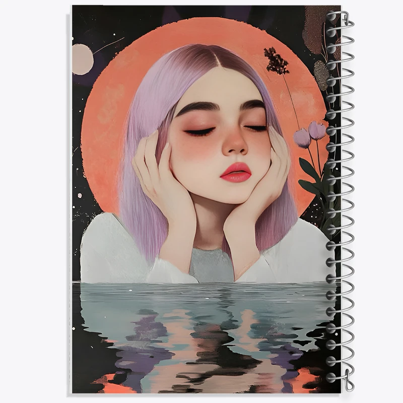 دفتر مشق 50 برگ خندالو طرح دخترانه کد N7127