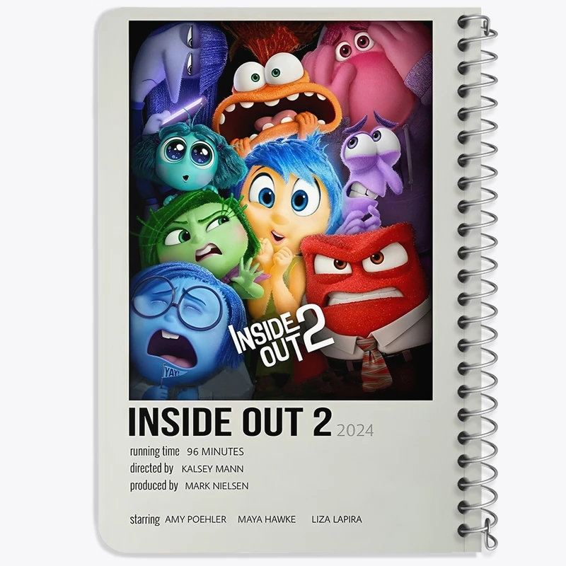 دفتر یادداشت 50 برگ خندالو طرح اینساید اوت (Inside Out) کد F13267