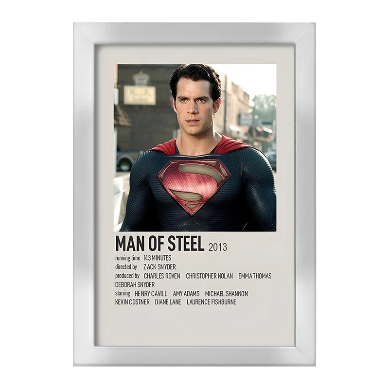 تابلو خندالو طرح مرد پولادین (Man of Steel) کد F13413
