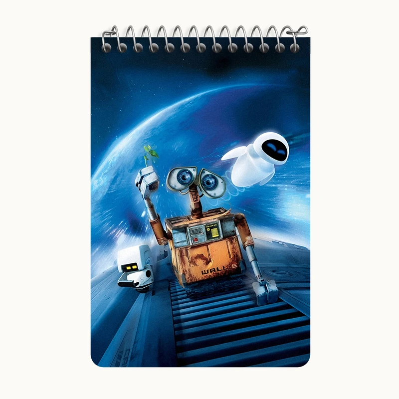 دفتر یادداشت 50 برگ خندالو طرح وال ای (wall-E) کد F3405