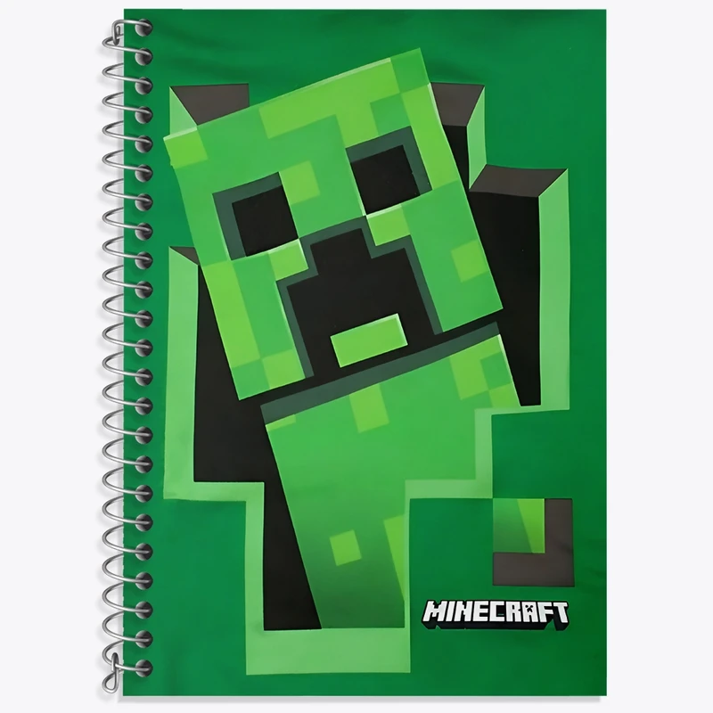 دفتر لغت 50 برگ خندالو طرح بازی ماینکرافت (Minecraft) کد N9114