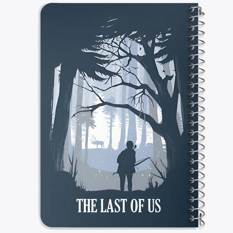 دفتر یادداشت 50 برگ خندالو طرح آخرین بازمانده از ما (The Last Of Us) کد F13589