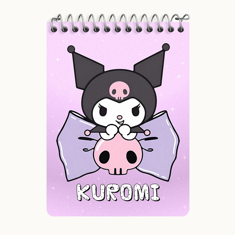 دفتر یادداشت 50 برگ خندالو طرح کرومی (Kuromi) کد N8978