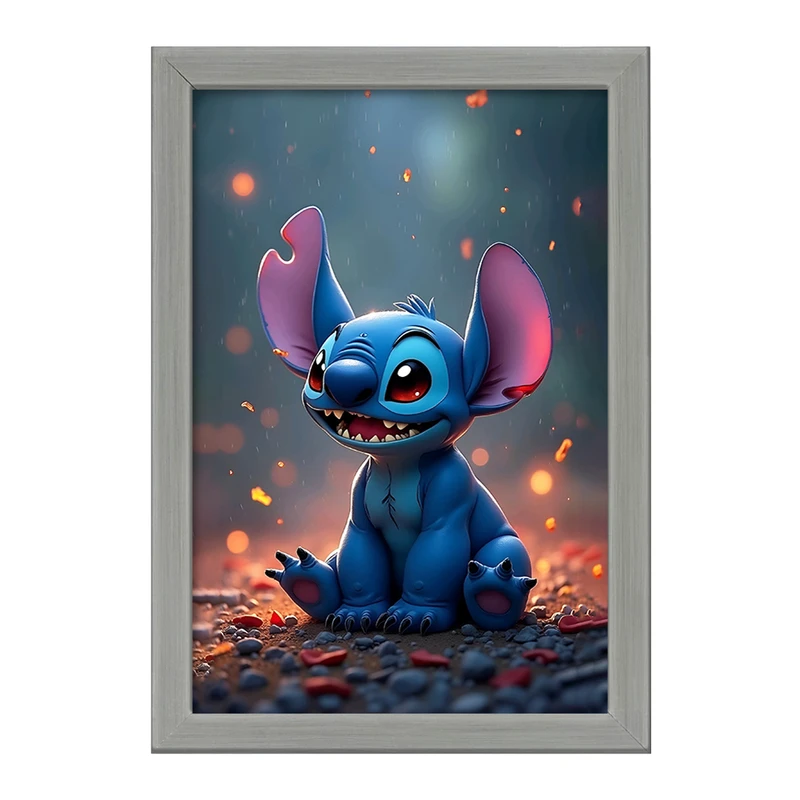 تابلو خندالو طرح استیچ (Stitch) کد F8311