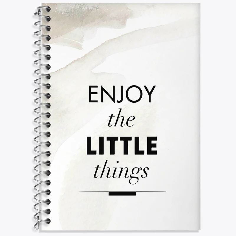 دفتر لغت 50 برگ خندالو طرح Enjoy The Little Things کد F11401