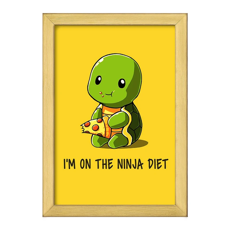 تابلو خندالو طرح لاکپشت های نینجا  کد 13212