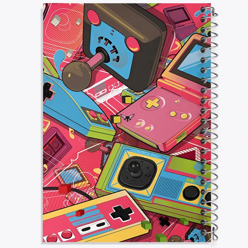 دفتر نقاشی 50 برگ خندالو طرح گیمر (Gamer) کد F3980