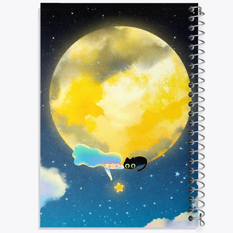 دفتر شطرنجی 50 برگ خندالو طرح دخترانه کد F9333