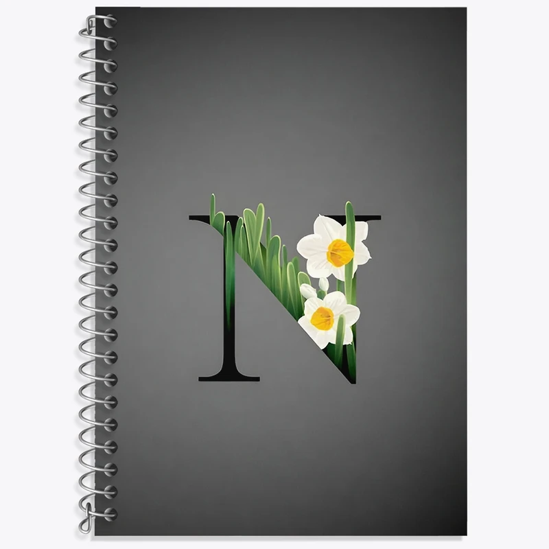 دفتر لغت 50 برگ خندالو طرح حرف N کد F4326