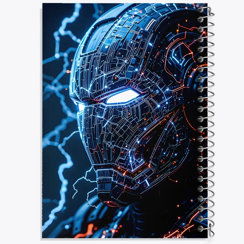 دفتر لیست خرید 50 برگ خندالو طرح مرد آهنی مارول (Marvel) کد N7666